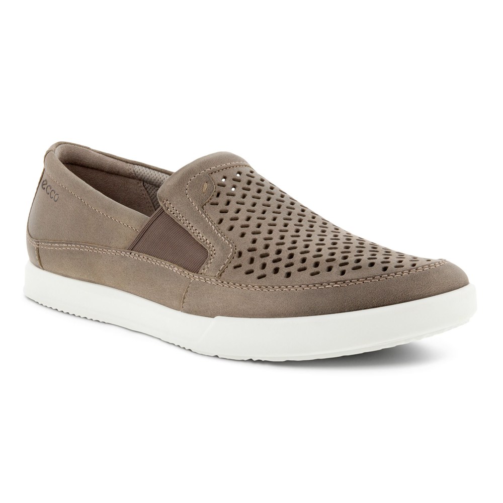 Slip On Hombre - ECCO Cathum - Grises - HUB806174